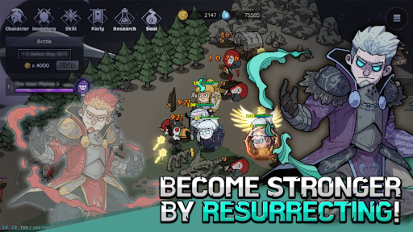 Heroes Never Die for Android - Strategic RPG Adventure