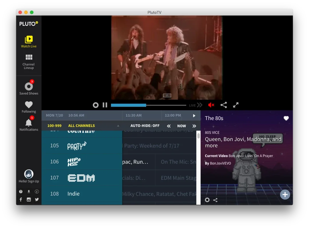 Pluto TV for Android: Free Access to Hundreds of Channels