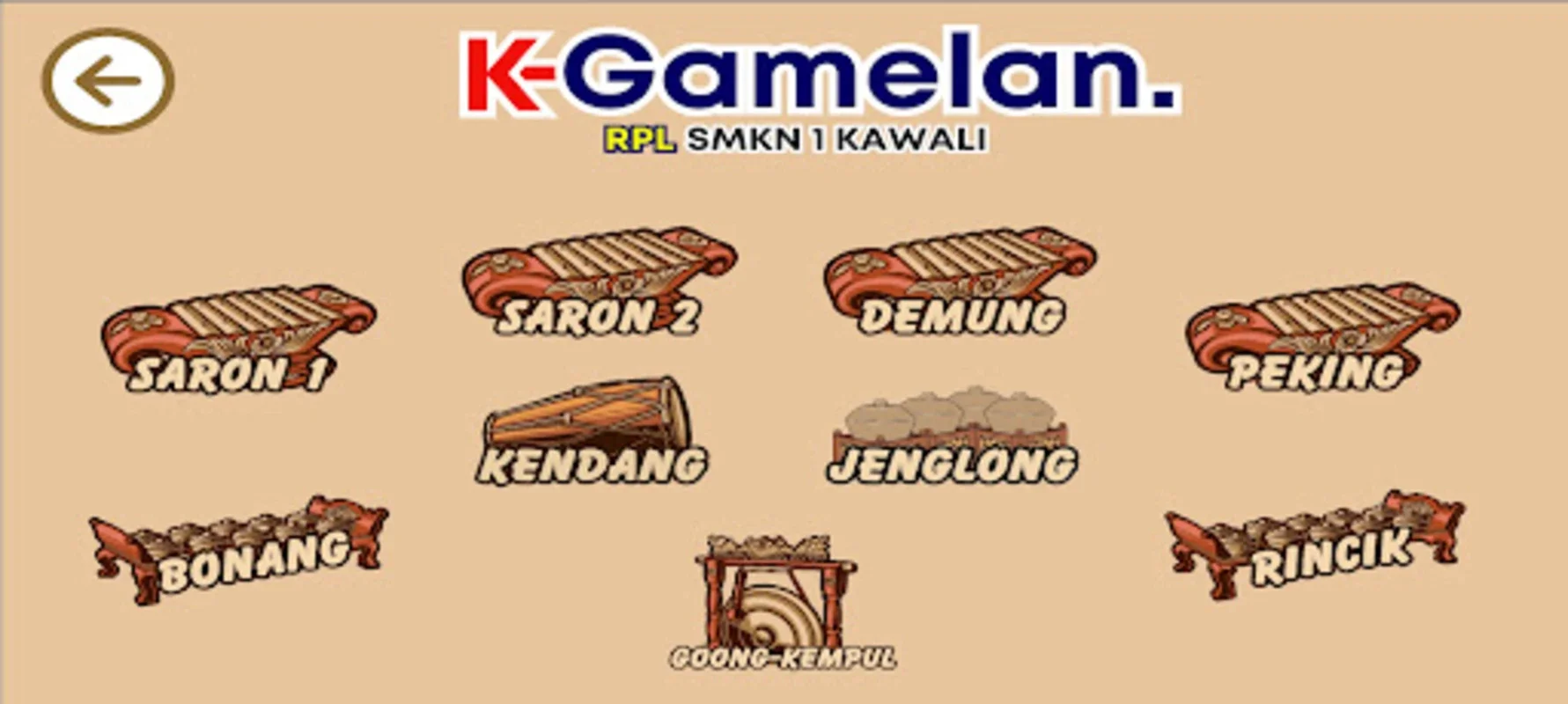 K-One Gamelan for Android: Immerse in Indonesian Gamelan Music