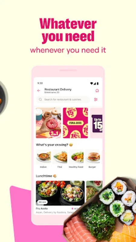 foodora for Android - Enjoy Seamless Food Delivery