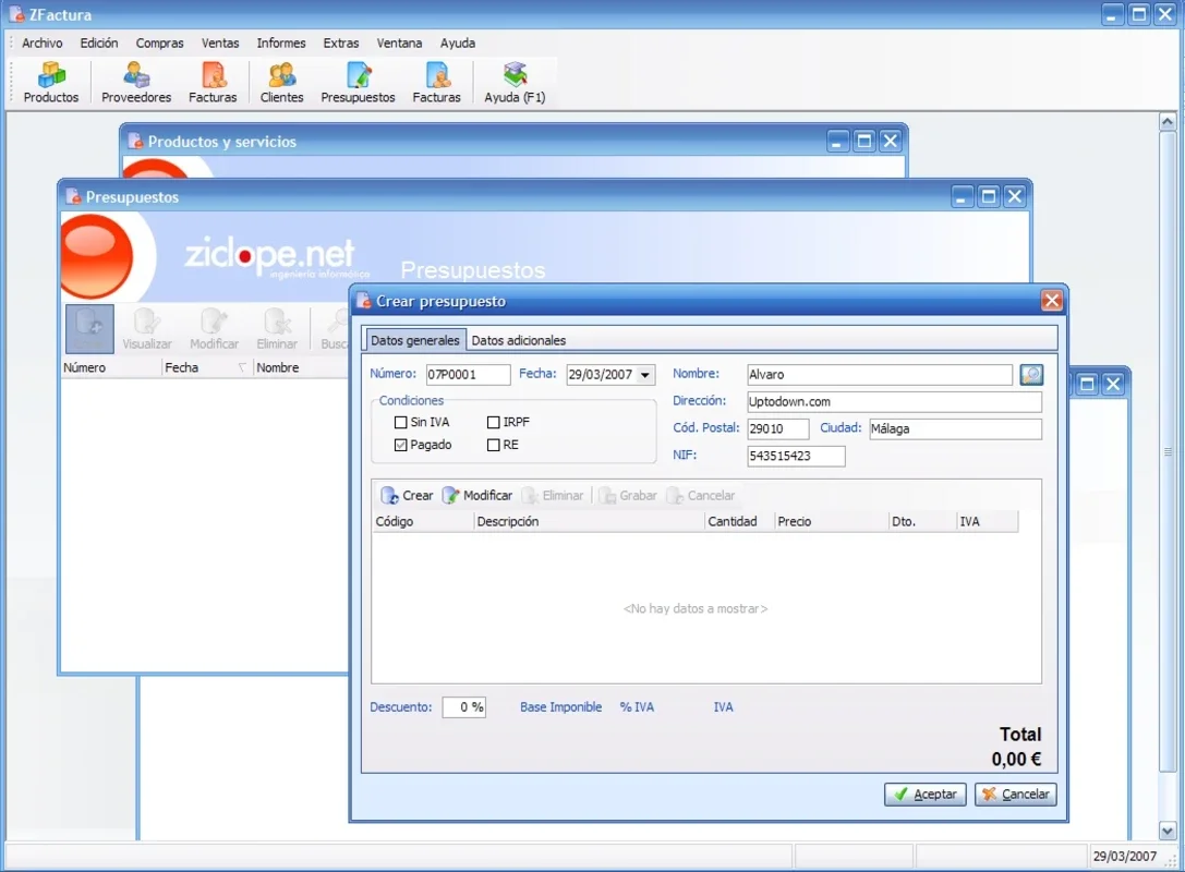 ZFactura for Windows - Ideal for Small Business Invoicing