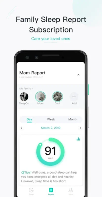 SLEEPON for Android: Advanced Sleep Monitoring