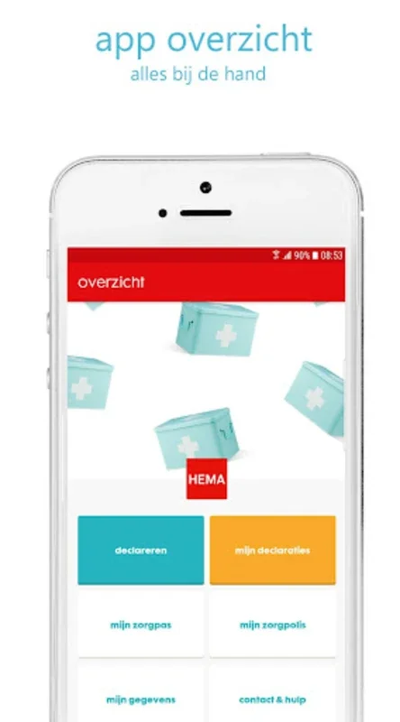 HEMA Zorg App for Android: Streamlined Health Insurance Management