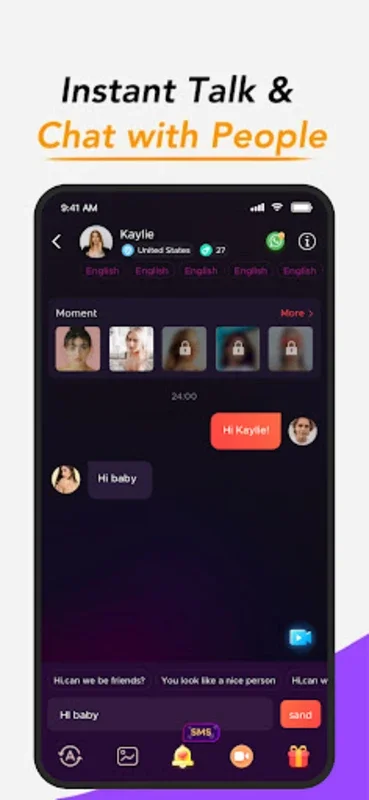 Ukaku - Live video chat for Android - Connect Globally