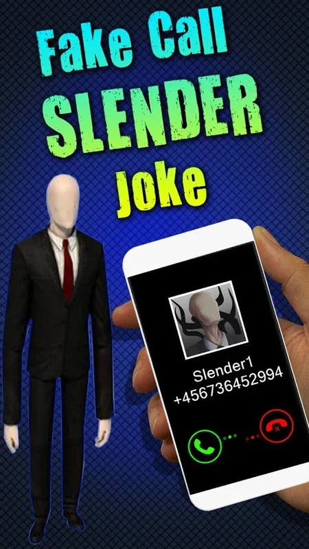 Fake Call Slender Joke for Android - Spooky Entertainment