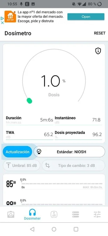 Decibel X for Android - Accurate Sound Measurement