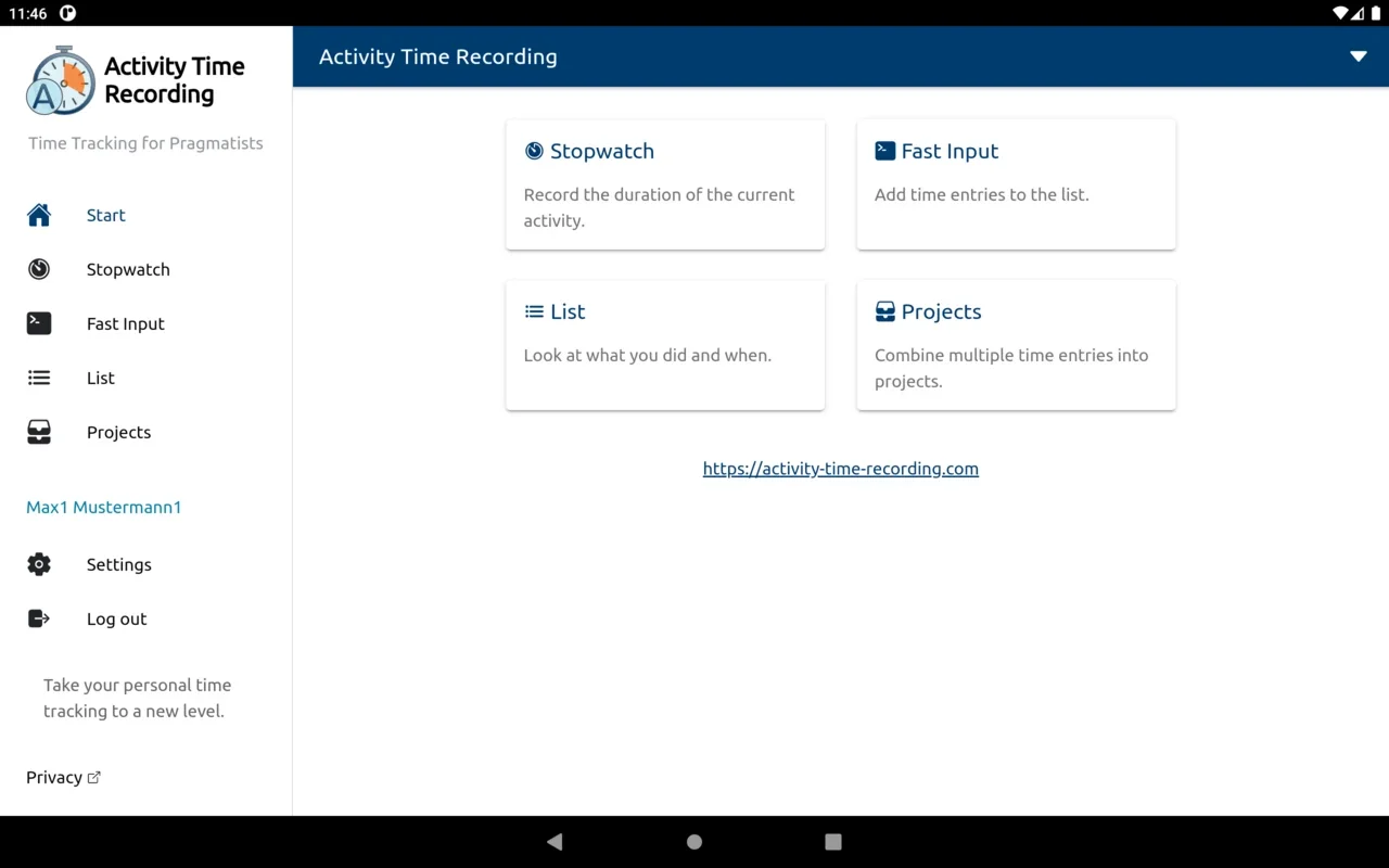 aTimeRecording - Online Time Tracking for Android: Simplify Time Management