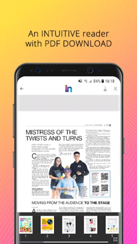 The Straits Times IN for Android: Enriching Reading Experience