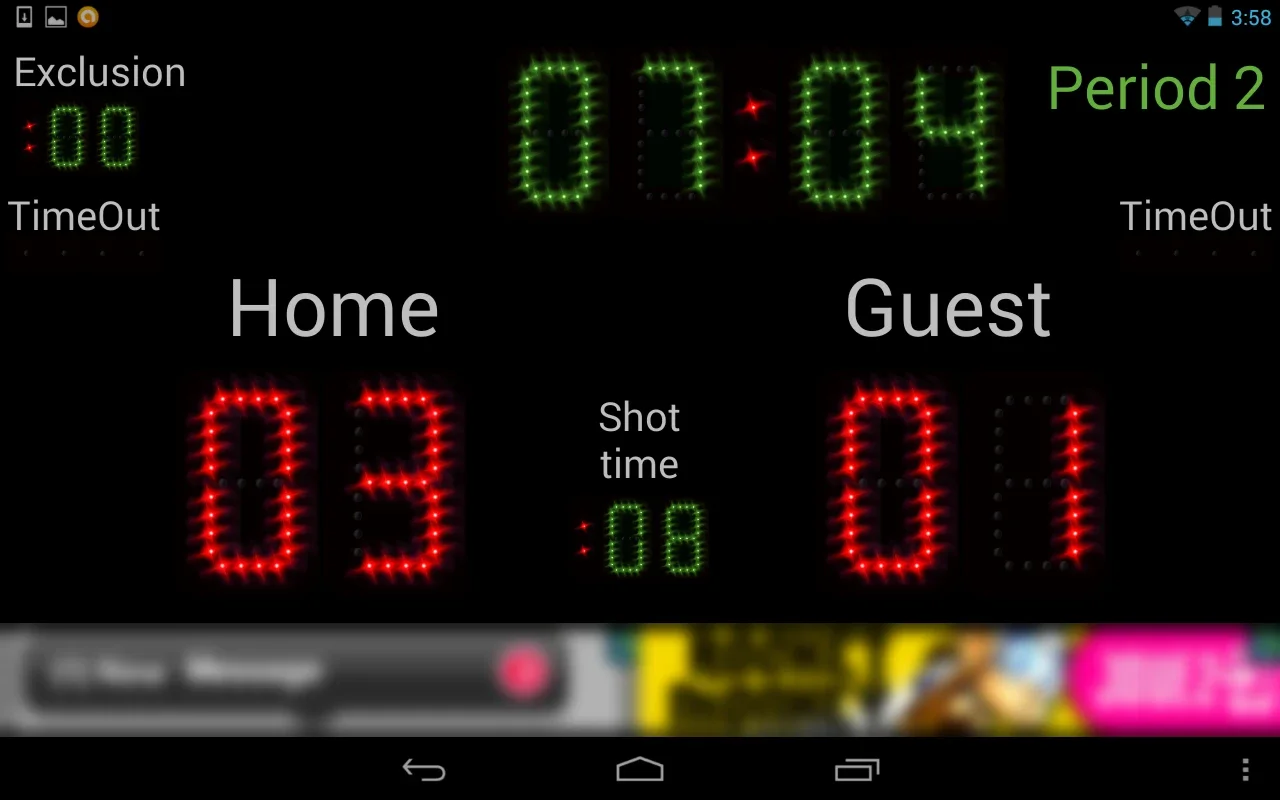 Scoreboard Waterpolo for Android - Track Waterpolo Scores Easily