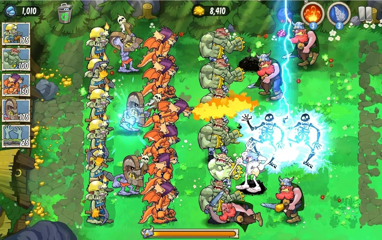 Trolls vs Vikings for Android: Defend Against Vikings