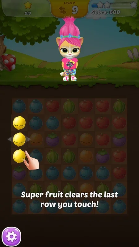 Emma the Cat: Fruit Mania for Android - Fun Fruit Matching Game