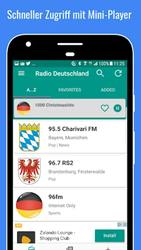 Radio Germany: 2700+ Radio Stations for Android