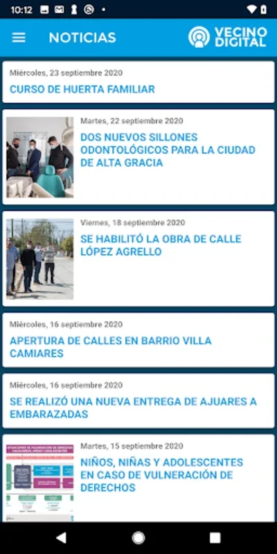 Vecino Digital for Android - Empowering Alta Gracia Residents