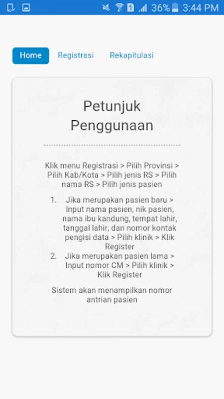 Pendaftaran Online for Android: Streamline Healthcare Registration