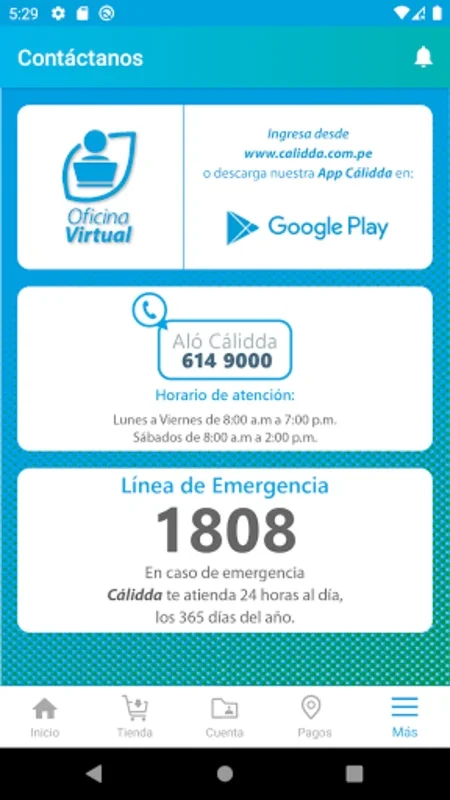 Cálidda - Oficina Virtual for Android: Streamline Gas Services