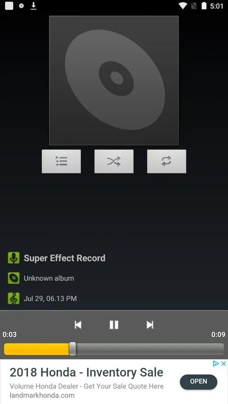 Default Music Player for Android - Seamless Music Playback