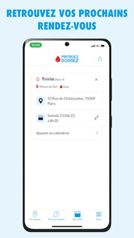 Don de sang for Android - Streamline Blood Donation with AppHuts