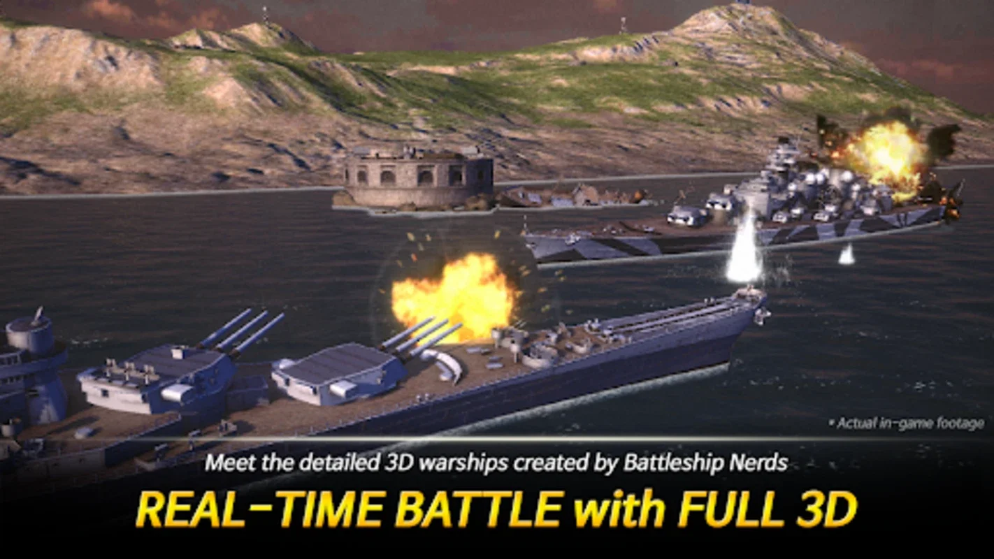 Warship Fleet Command: WW2 for Android - Intense Naval Warfare