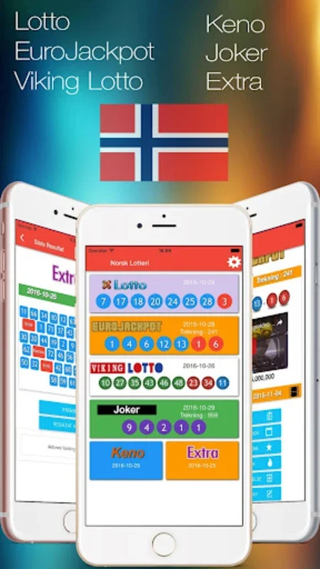 Norwegian Lottery Results for Android - Comprehensive Lottery App