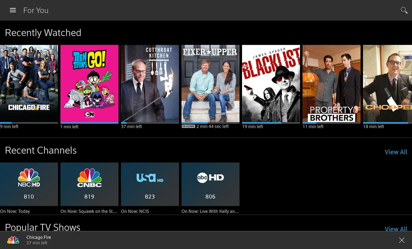 Xfinity TV for Android: Unbeatable TV Programming