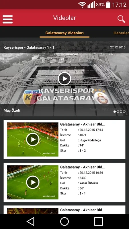 GollerCepte 1905 for Android - Stay Updated with Galatasaray