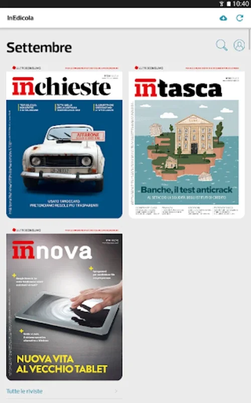 InEdicola for Android: Access Italian Magazines Easily