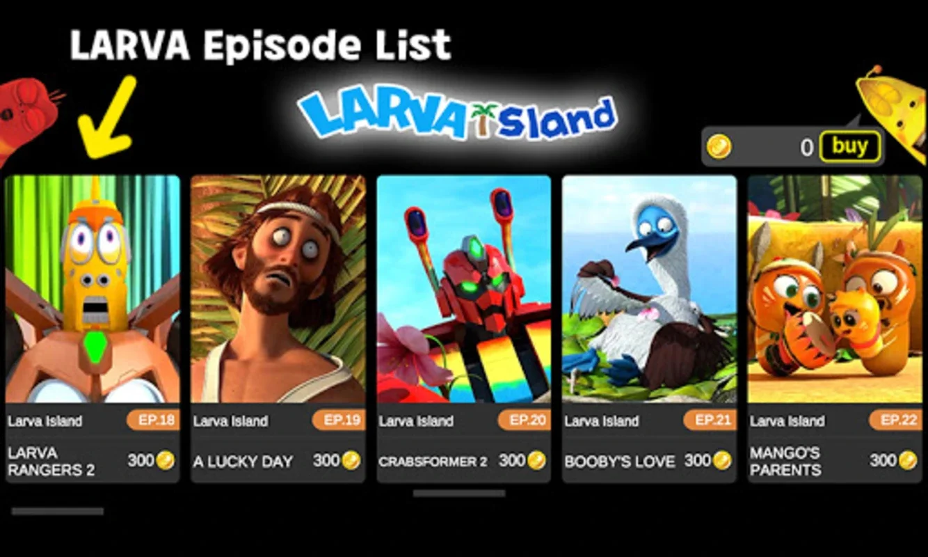 Larva Island Season_01 for Android - Immersive Adventures