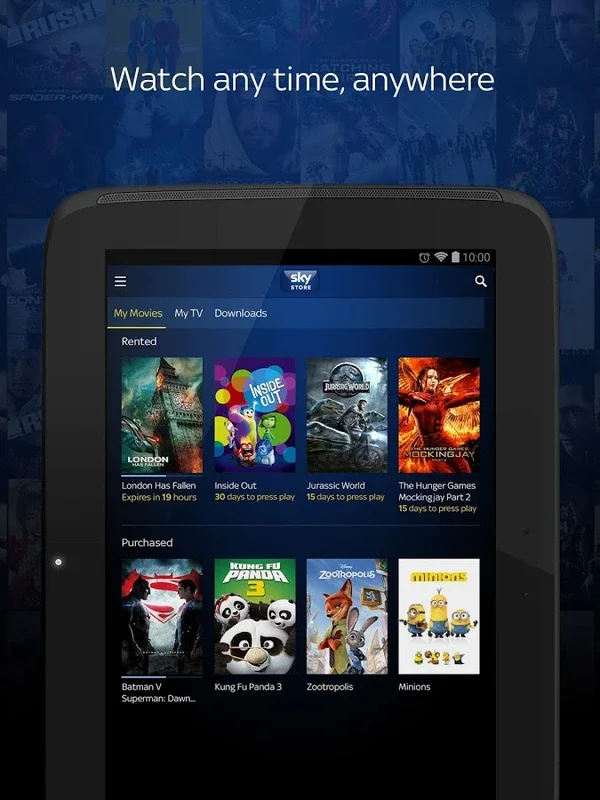 Sky Store for Android - Stream and Download Latest Content