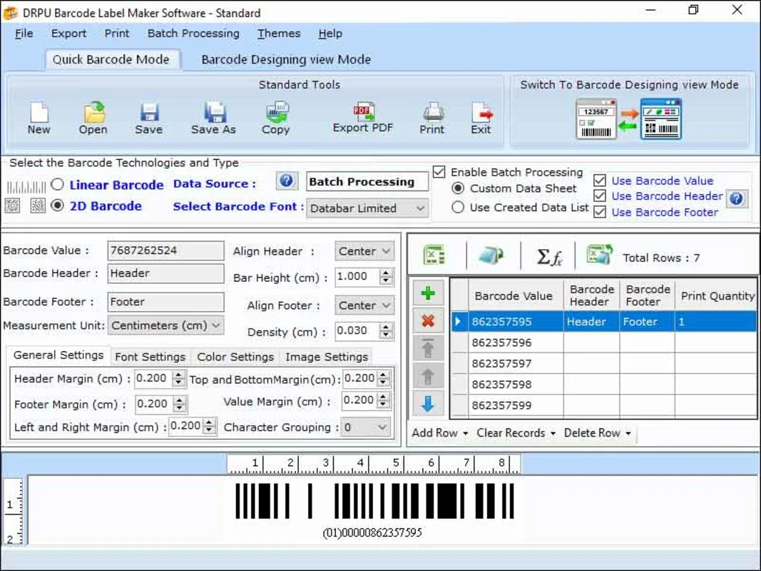 Windows Standard Barcode Generator Tool for Windows - Effortless Barcode Creation