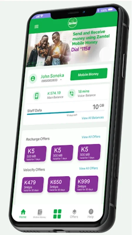 My Zamtel for Android - Streamline Your Connectivity and Finances