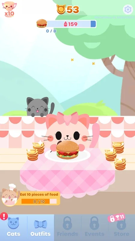 Greedy Cats for Android - Win Eating Contests