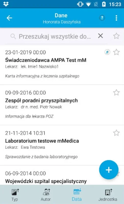 Informacje Medyczne for Android - Secure Medical Access