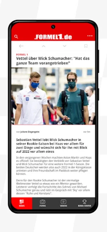 Formel1.de for Android - Unofficial F1 Info Hub