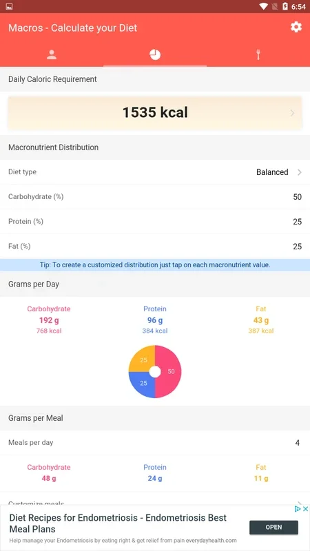 Macros - Calorie Counter & Meal Planner for Android