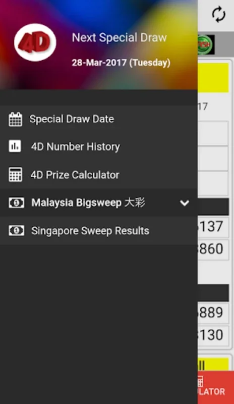 Check4D - Live 4D Results for Android: Real-Time Lottery Updates