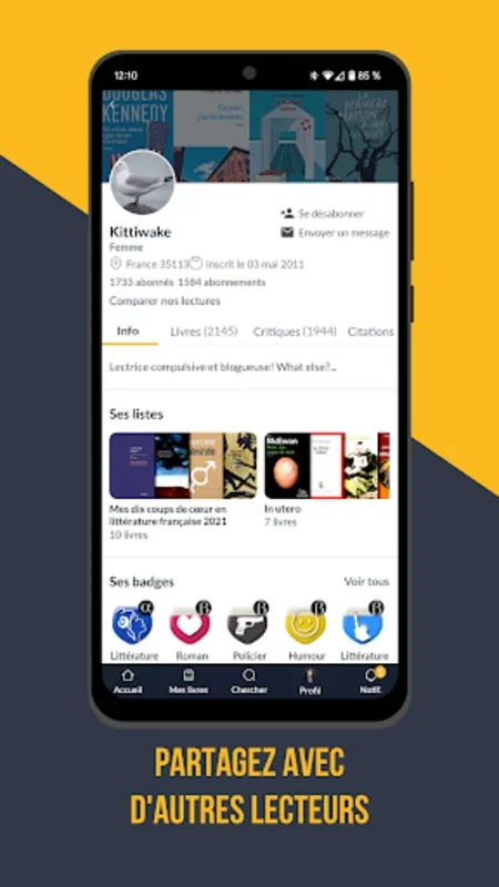 Babelio for Android - Discover French Bibliographic Database