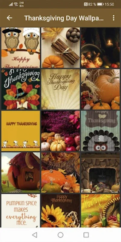 Thanksgiving Day for Android - A Festive Visual Treat