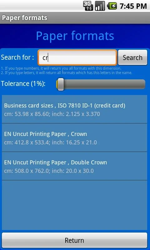 Paper Formats for Android - No Downloading Required