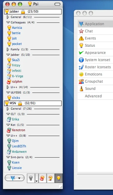 PSI for Mac: Simple and Efficient Instant Messaging