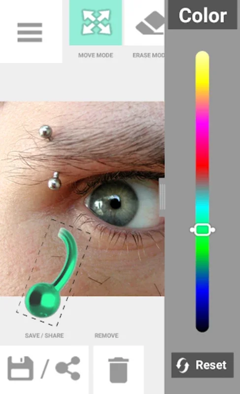 Piercing Photo for Android - No Downloading Needed