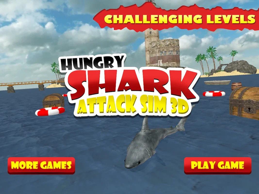 Hungry Shark Attack Sim 3D for Android - Thrilling Adventures