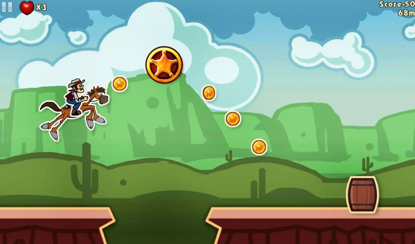 Amazing Cowboy for Android - Thrilling Runner Experience