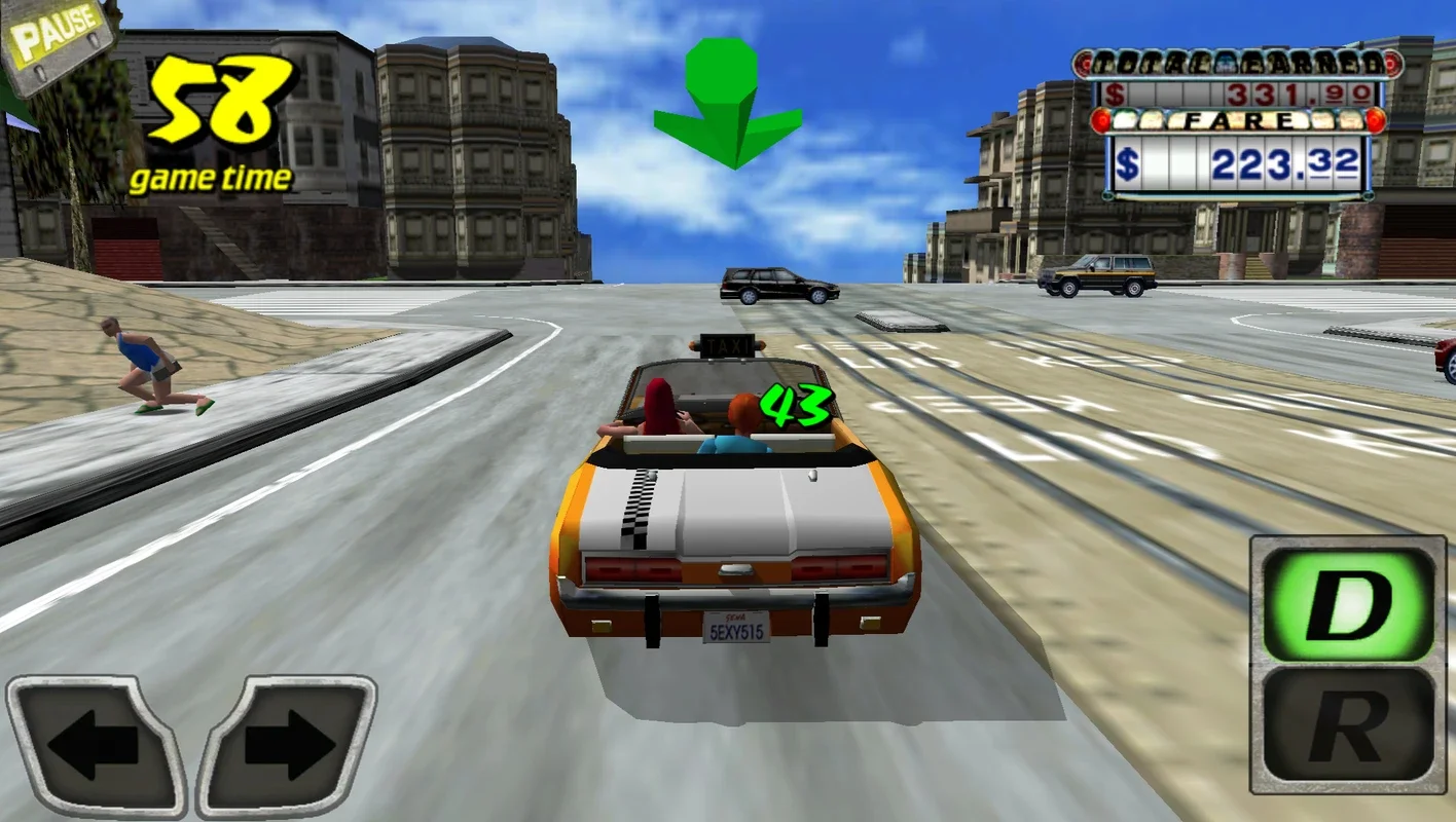 Crazy Taxi Classic for Android: Thrilling Rides Await