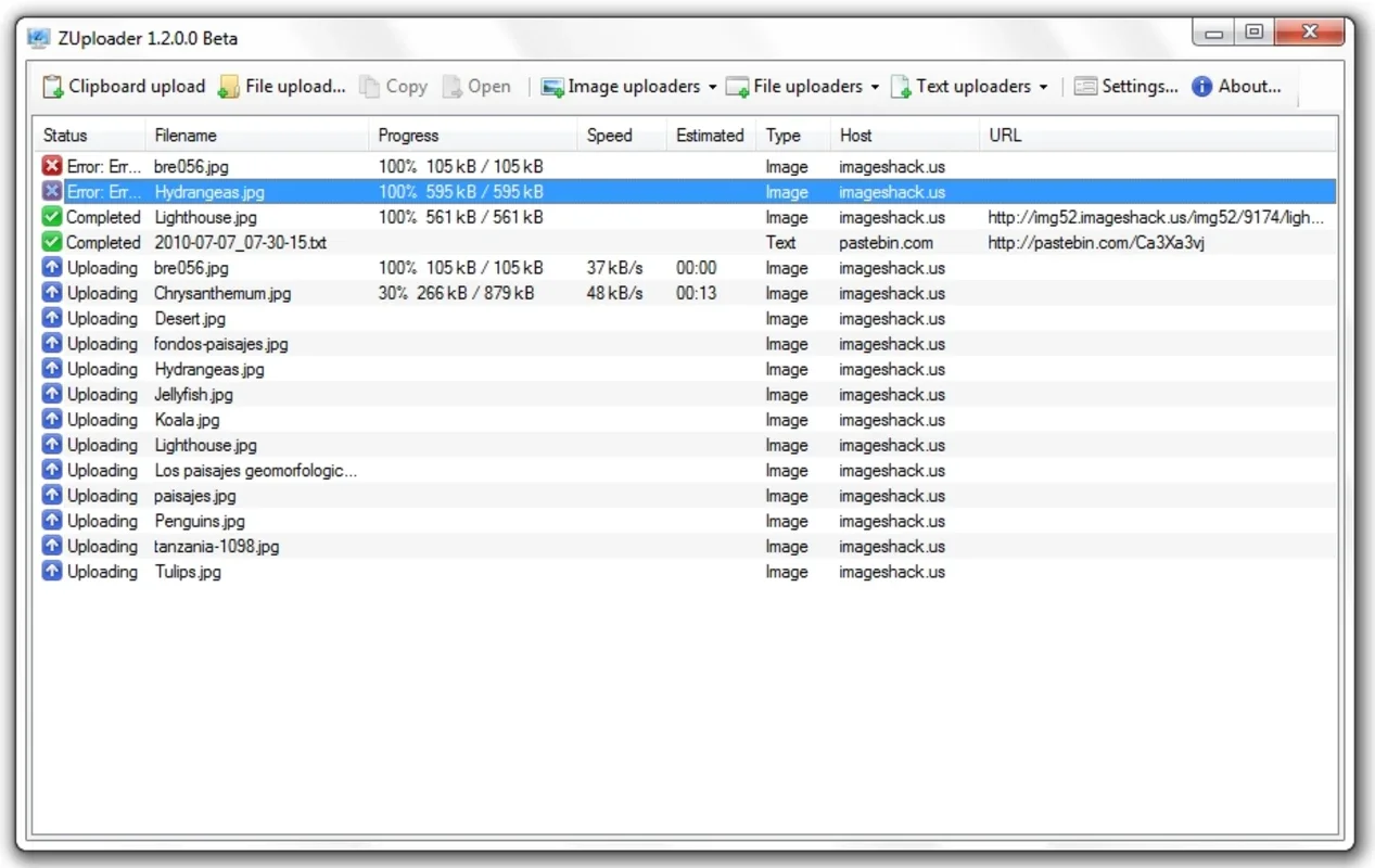 ZUploader for Windows - Share Files with Ease