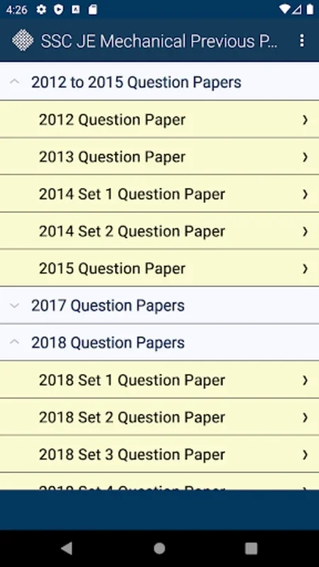 SSC JE Mechanical Previous for Android - Ideal Exam Prep