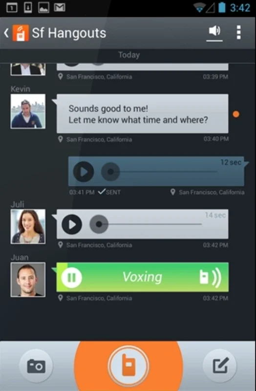 Voxer Walkie-Talkie PTT for Android - Messaging Revolution