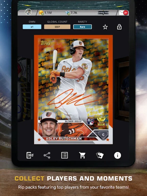 BUNT for Android - An Official MLB Digital Card Platform