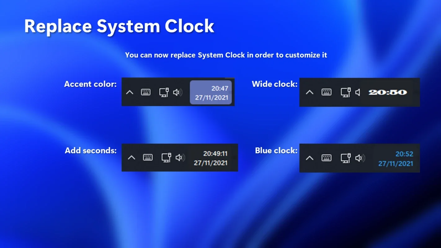 ElevenClock for Windows 11 - Customize Your Clock Easily