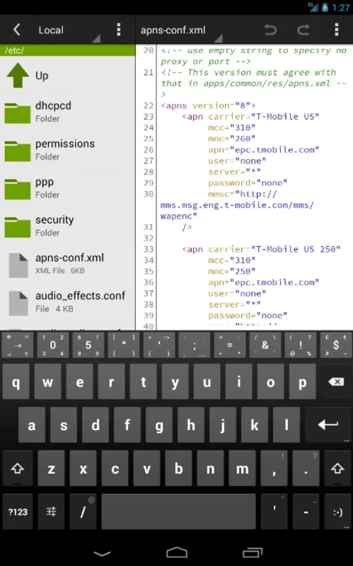 Quoda for Android: Empowering Source Code Editing