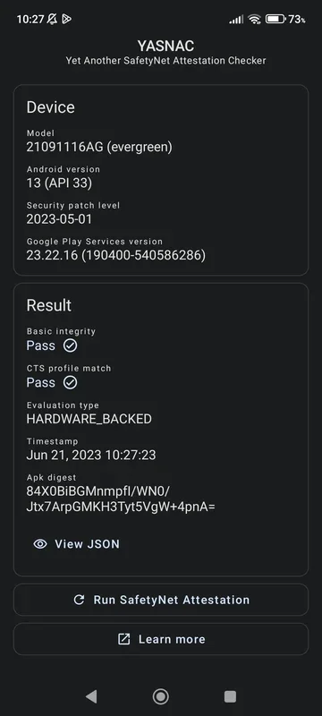 YASNAC - SafetyNet Checker for Android: Check Device Compatibility